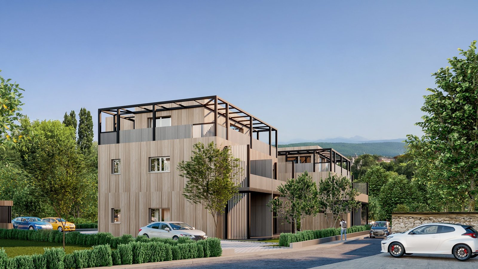 AURO Neubauprojekte in Kärnten — Architekturvisualisierung Villach
