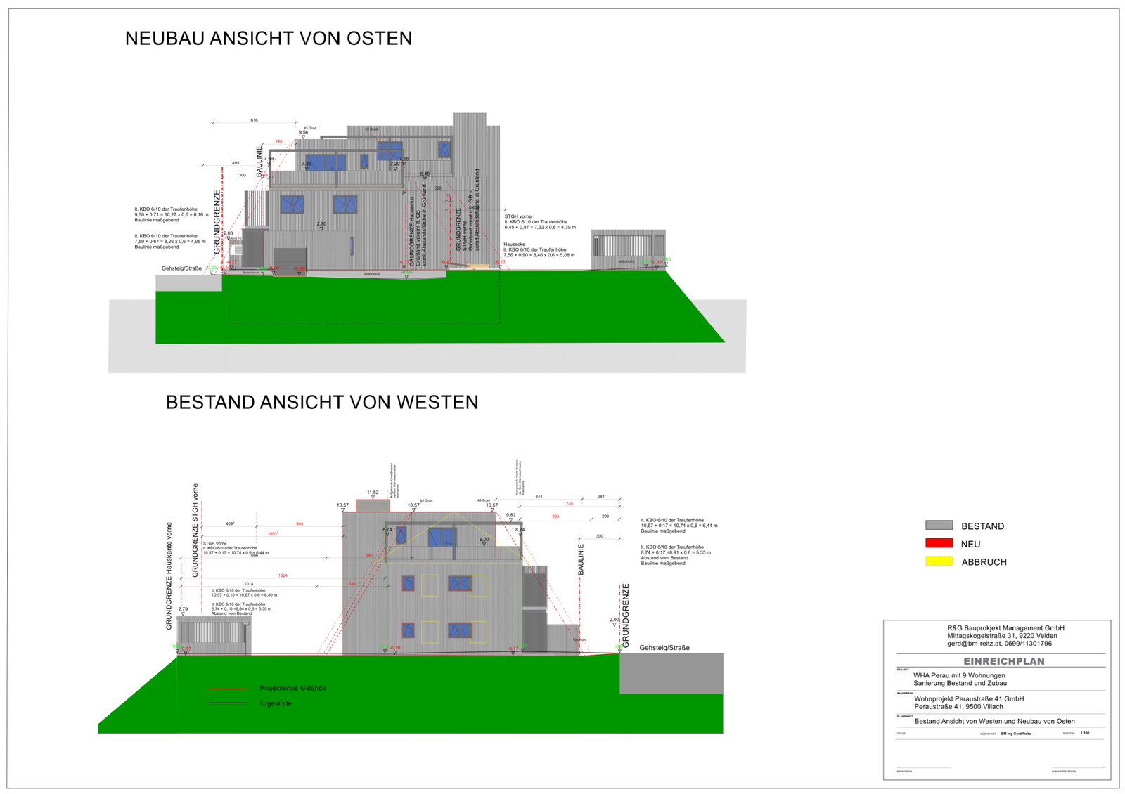 Villach — vollständige Ansichten Blatt 3