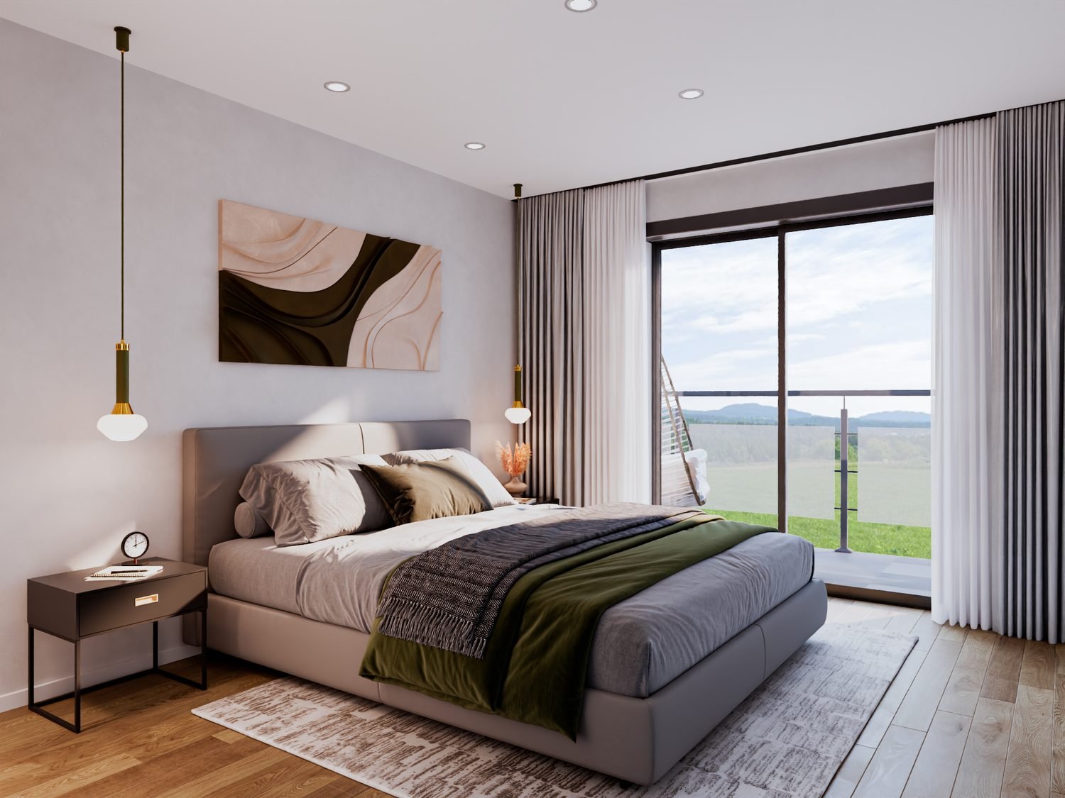 Reifnitz — Schlafzimmer mit Ausblick